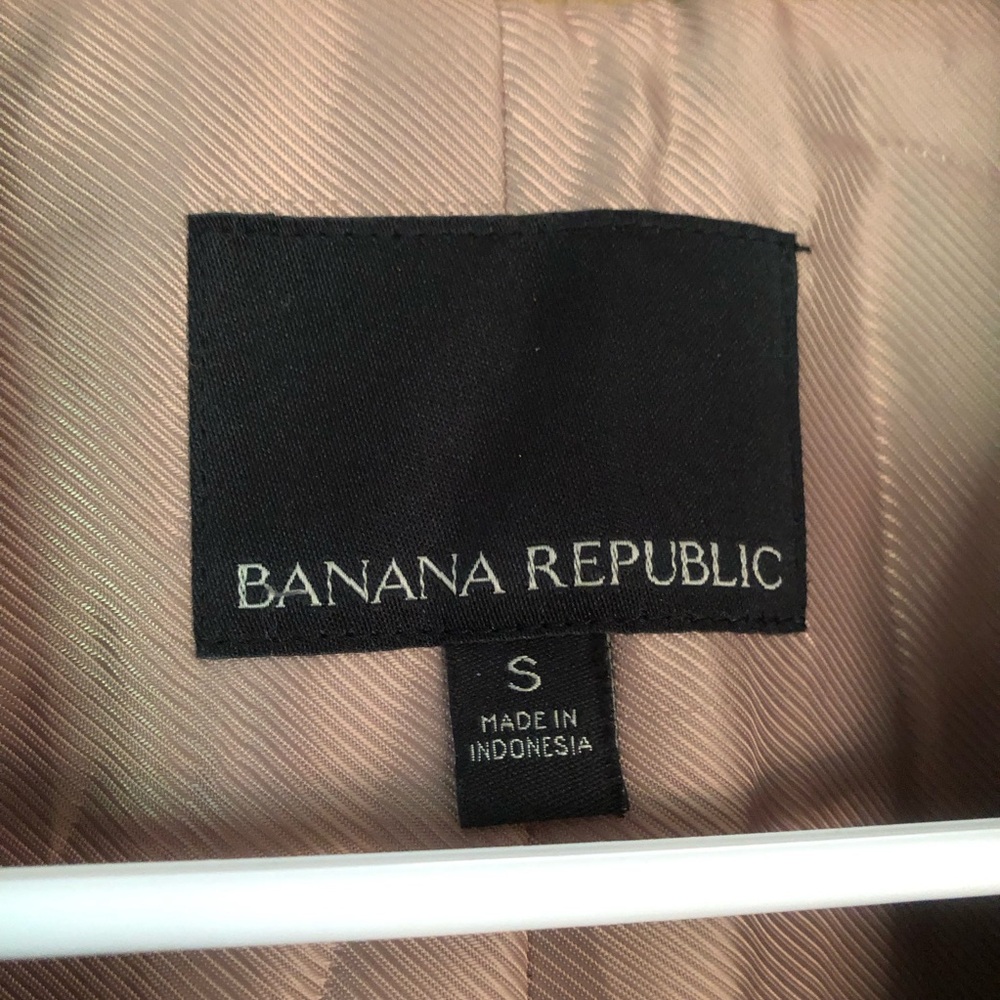 Banana Republic Italian Melton Top Coat or Car Coat. Size Small - Picture 13 of 14